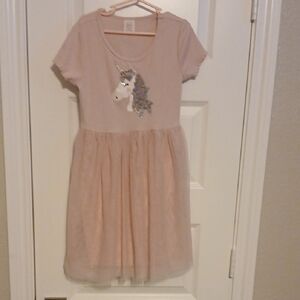 Charming Pink Unicorn Dress for Kids